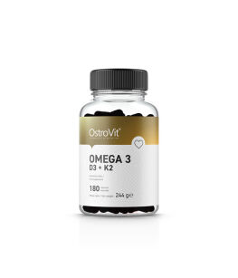 OstroVit Omega 3 D3+K2 |180 caps