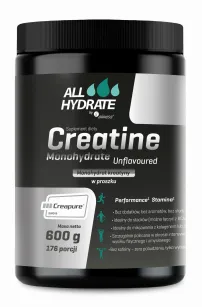 Aliness AllHydrate Creatine Creapure® | 600g bezsmakowa