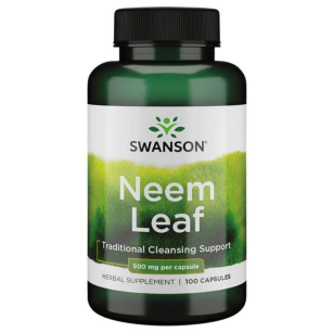 Swanson Neem Leaf 500mg | 100 kapsułek