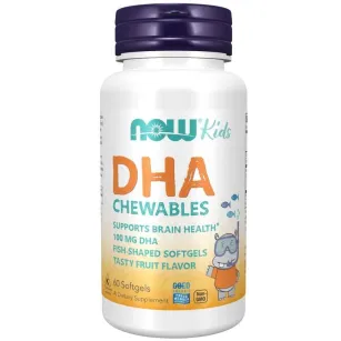 Now Foods DHA Kid’s Chewable 100mg | 60 softgels