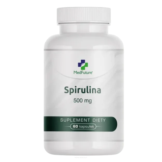 MedFuture Spirulina Organic BIO 500mg | 60 kapsułek