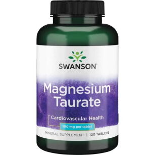 Swanson Magnesium Taurate 100mg | 120 tabl.