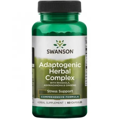 Swanson Adaptogenic Herbal Complex | 60 kaps