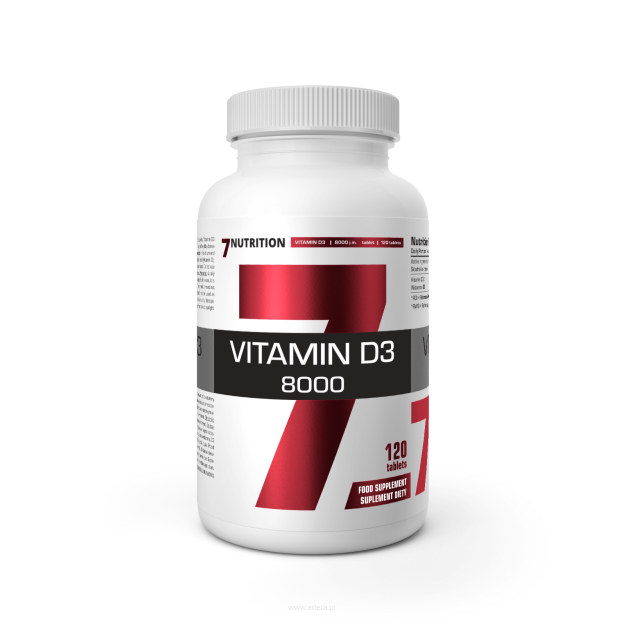 7Nutrition Vitamin D3 8000 | 120 tabletek