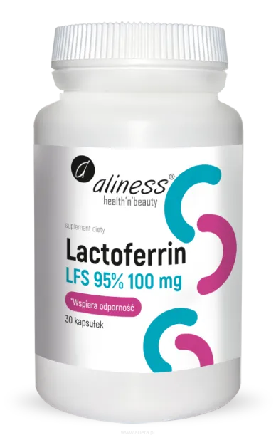 Aliness Lactoferrin LFS 95% 100mg | 30 kapsułek