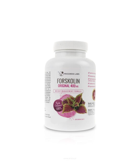 Progress Labs Forskolin Original 4:1 400mg | 120 kaps