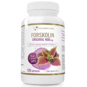 Progress Labs Forskolin Original 4:1 400mg | 120 kaps