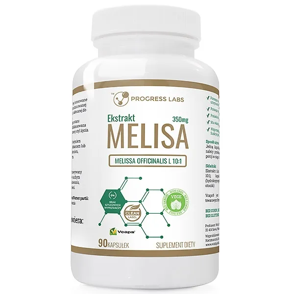 Progress Melisa 350mg | 90 kapsułek