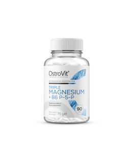 OstroVit Triple Magnesium + B6 P-5-P | 90 kaps.