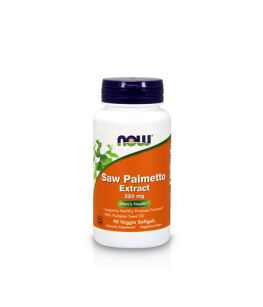 Now Foods Saw Palmetto Extract 320mg with Pumpkin Seed Oil | 90 veggie softgels 