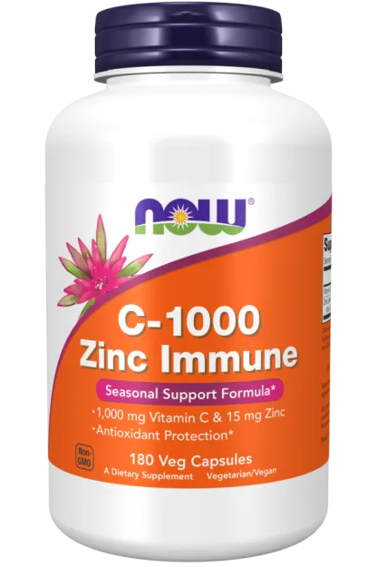 Now C-1000 Zinc Immune | 180 vcaps