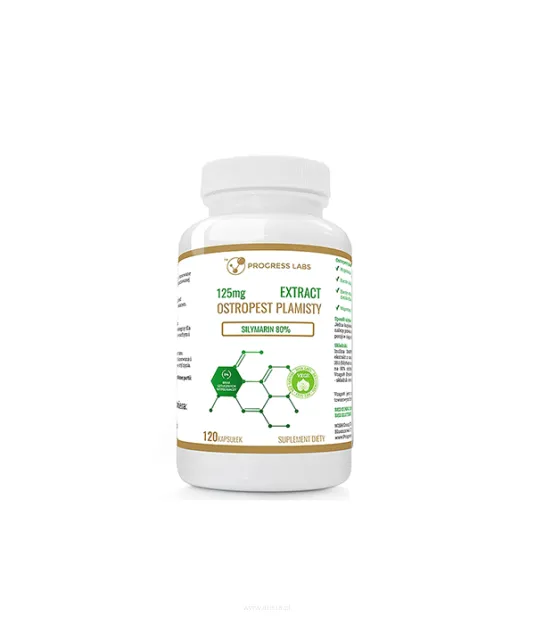 Progress Ostropest Plamisty Extract 125mg | 120 vcaps.