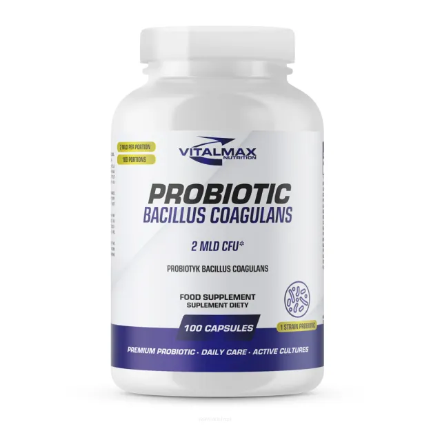 Vitalmax Probiotic Bacillus Coagulans 2MLD | 100 kapsułek