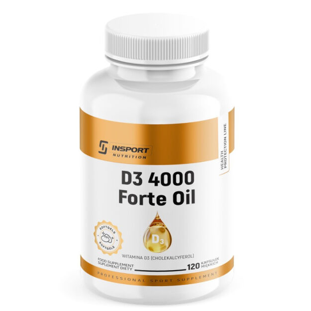 Insport Vitamin D3 4000 | 120 softgels