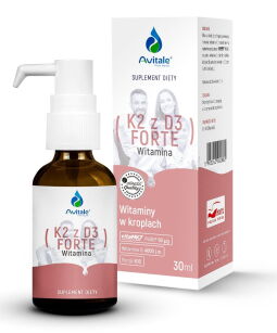 Aliness Avitale Witamina K2 + D3 FORTE (VITA MK7) | 30ml