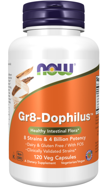 Now Gr8-Dophilus | 120 vcaps probiotyk