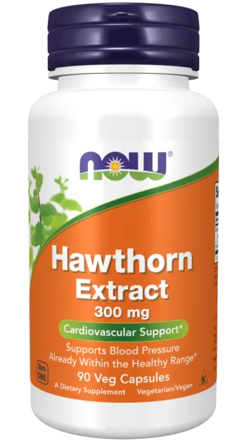 Now Foods Hawthorn Berry Extract 300 mg | 90 vcaps.