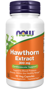 Now Foods Hawthorn Berry Extract 300 mg | 90 vcaps.