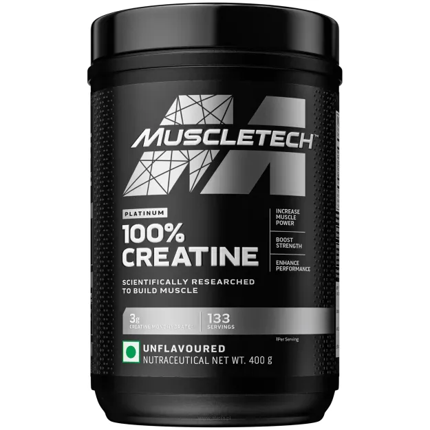 MuscleTech Platinum 100% Creatine | 400g kreatyna bezsmakowa