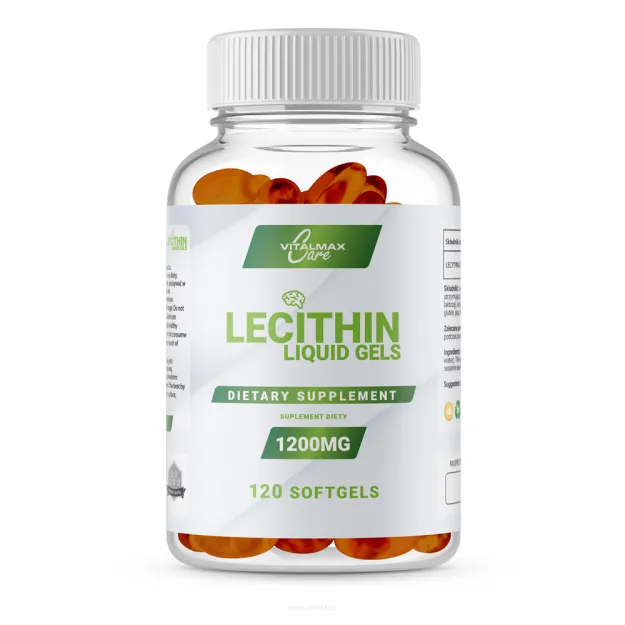 Vitalmax Lecithin 1200mg Lecytyna | 120 softgels