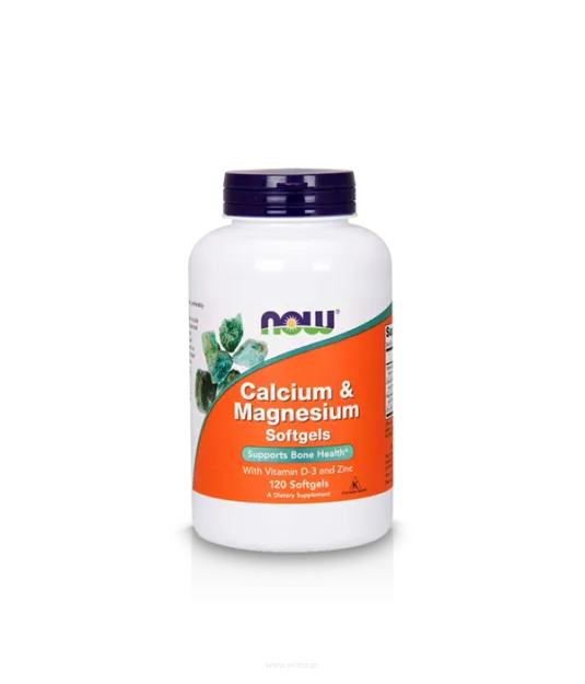 Now Foods Calcium & Magnesium Zinc D3 | 120 Softgels