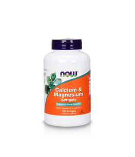 Now Foods Calcium & Magnesium Zinc D3 | 120 Softgels