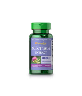 Puritan's Pride Milk Thistle Extract 1000 mg | 90 caps. Ostropest