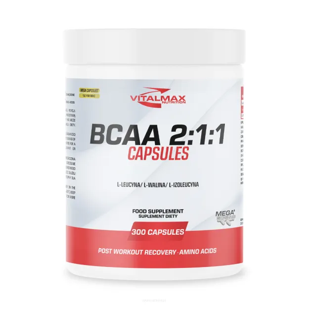 Vitalmax BCAA 2:1:1 | 300 kapsułek