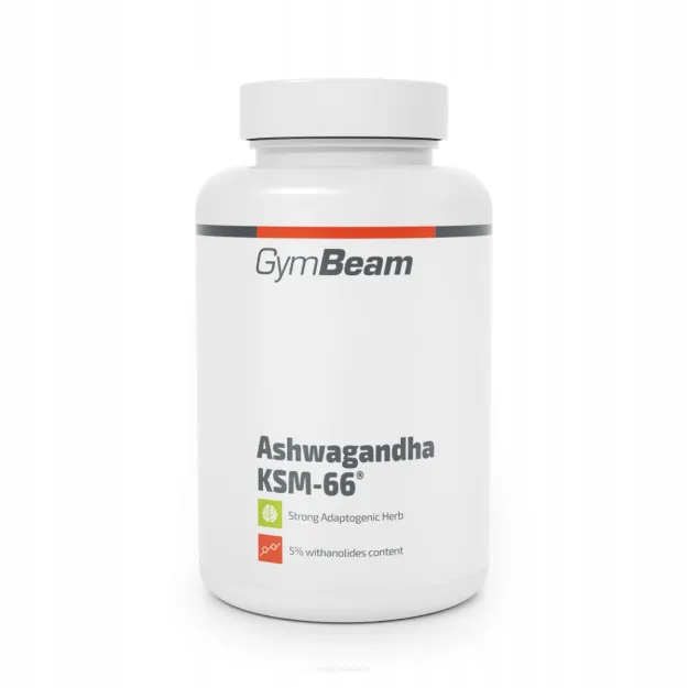 GymBeam Ashwagandha KSM-66 200mg | 90 kapsułek