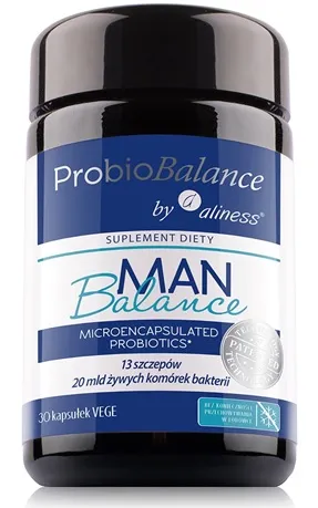 Aliness ProbioBALANCE Man Balance 20 mld | 30 vege kapsułek