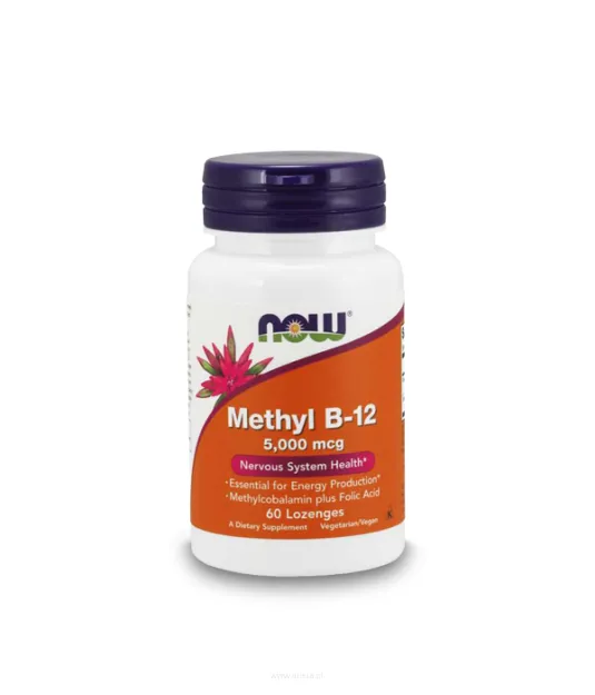Now Foods Methyl B-12 5000 mcg | 60 Lozenges