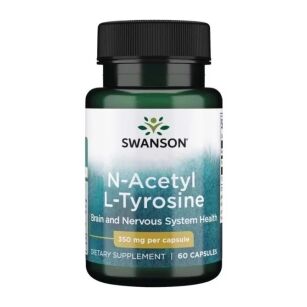Swanson N-Acetyl L-Tyrosine 350mg | 60 kapsułek