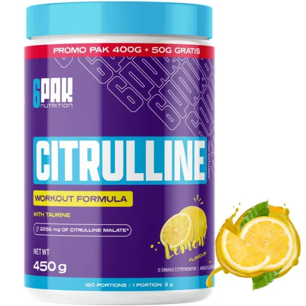 6Pak Citrulline Malate | 450g smakowy