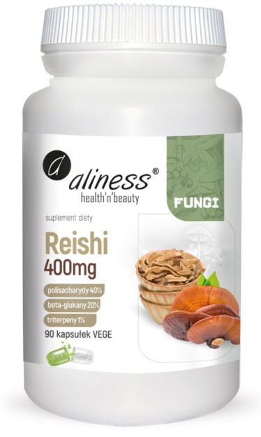 Aliness Reishi 400mg | 90 vege kapsułek