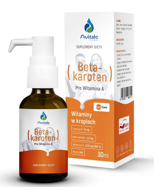 Aliness Avitale Naturalny Beta-Karoten | 30 ml