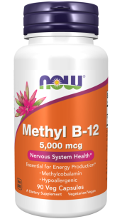 Now Methyl B12 5000mcg | 90 vcaps