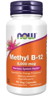 Now Methyl B12 5000mcg | 90 vcaps