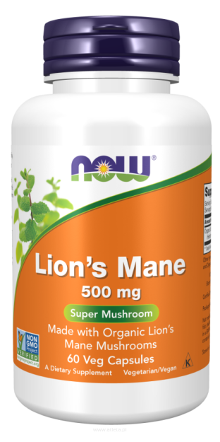 Now Lion's Mane 500mg | 60 vcaps