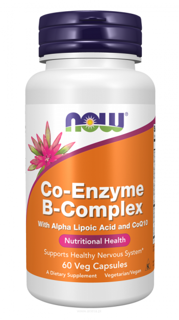 Now Foods Co-Enzyme B-Complex | 60 kapsułek wegańskich