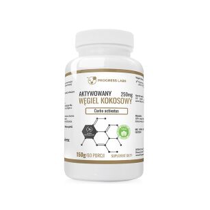 Progress Aktywowany węgiel kokosowy | 150 g