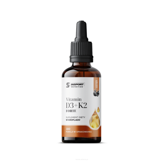 Insport Nutrition D3+K2 krople | 30 ml