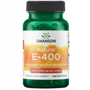 Swanson Vitamin E 400IU d-alfa tokoferol | 100 soft