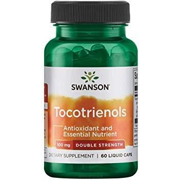 Swanson Tocotrienols 100mg Double Strength | 60 liquid caps