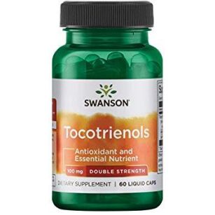 Swanson Tocotrienols 100mg Double Strength | 60 liquid caps