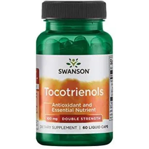 Swanson Tocotrienols 100mg Double Strength | 60 liquid caps