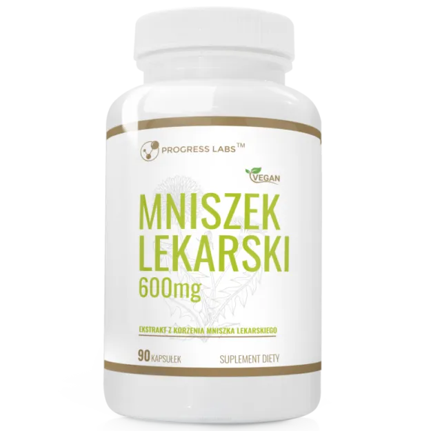 Progress Labs Mniszek Lekarski Ekstrakt 600mg | 90 kapsułek