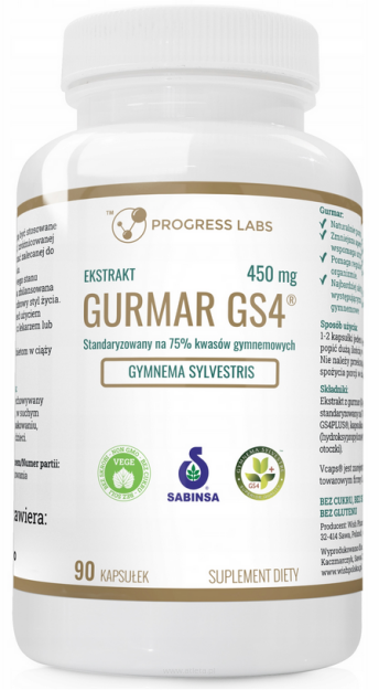 Progress Gurmar GS4 Ekstrakt 450mg | 90 kapsułek