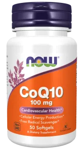 Now Koenzym CoQ10 100mg | 50 softgels